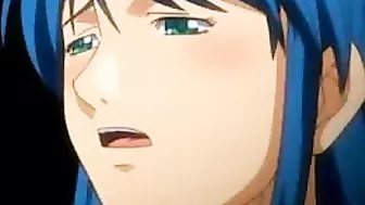 Anime Lesbians Shave Each other's Pussies before filling them with Giant Dildos