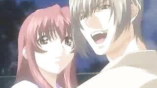 Outdoor Double Penetration with Bandits for Hentai Fans
