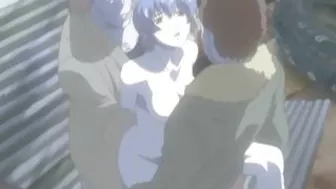 Outdoor Double Penetration with Bandits for Hentai Fans Outdoor Double Penetration with Bandits for Hentai Fans