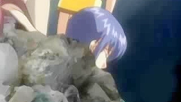 Outdoor Double Penetration with Bandits for Hentai Fans