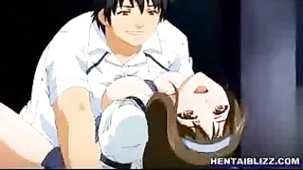 Unleash Your Inner Nympho with These Busty Lesbian Hentai Coeds and Their Dildos!