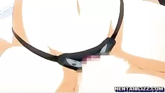 Unleash Your Inner Nympho with These Busty Lesbian Hentai Coeds and Their Dildos!