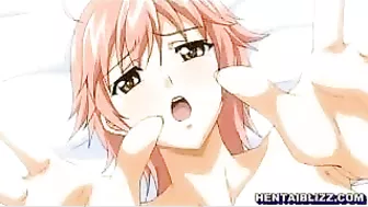 Unleash Your Inner Nympho with These Busty Lesbian Hentai Coeds and Their Dildos!