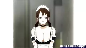 Hentai Maid Gets Gangbanged and Filmed in Hot Sex Scene