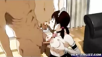 Hentai Maid Gets Gangbanged and Filmed in Hot Sex Scene