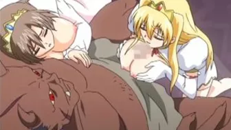 Hentai Porn Video - Two Girls Share a Monster Anime Cock Hentai Porn Video - Two Girls Share a Monster Anime Cock