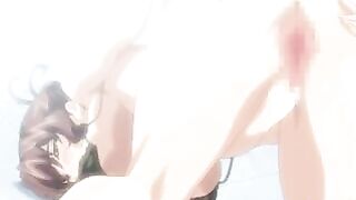 Hentai Teacher Dildos Wet Pussy while Big Boobs Bounce!