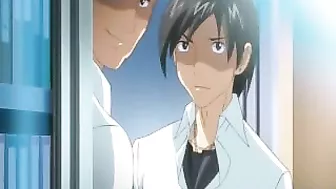 Hentai Teacher Dildos Wet Pussy while Big Boobs Bounce!