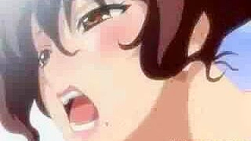 Hentai Teacher Dildos Wet Pussy while Big Boobs Bounce!