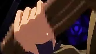 Hentai Elf with massive boobs gets ravaged by bandits and drenched in cum