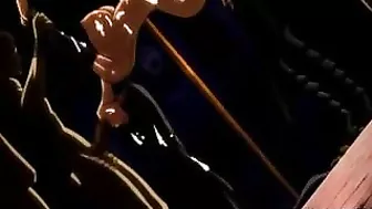 Hentai Elf with massive boobs gets ravaged by bandits and drenched in cum