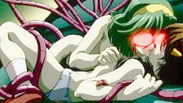 hentai cutie get ravaged by monstrous tentacles in this steamy porn video!