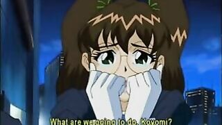 Bondage Cop with Big Boobs Gets Hard Fucked by Bandit in Hentai Porn Video