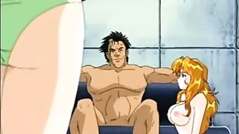 Bondage Cop with Big Boobs Gets Hard Fucked by Bandit in Hentai Porn Video