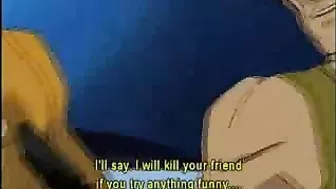 Bondage Cop with Big Boobs Gets Hard Fucked by Bandit in Hentai Porn Video