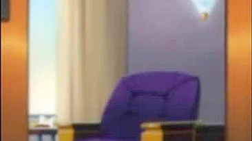 Sensual Hentai Teacher Self-Pleasures with Sausage and Wet Pussy