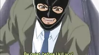 Bound Virgin Anime Coed Gets Ravaged by Masked Lover