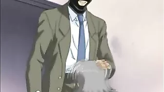 Bound Virgin Anime Coed Gets Ravaged by Masked Lover