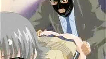 Bound Virgin Anime Coed Gets Ravaged by Masked Lover