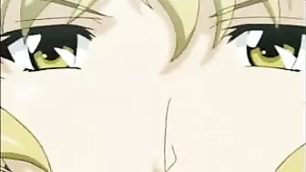 Hentai Cutie in Bondage Sucks Stiff Dick