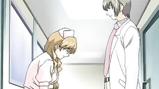 Horny Hentai Nurse Self-Masturbates with Big Boobs - Must!