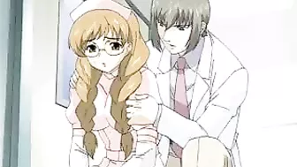 Horny Hentai Nurse Self-Masturbates with Big Boobs - Must! Horny Hentai Nurse Self-Masturbates with Big Boobs - Must!