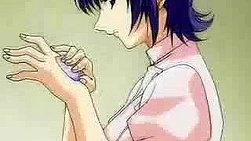 Horny Hentai Nurse Self-Masturbates with Big Boobs - Must!