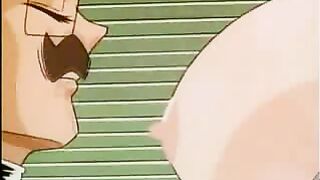 Hot Hentai Girl Riding Big Cock with Sexy Big Tits!