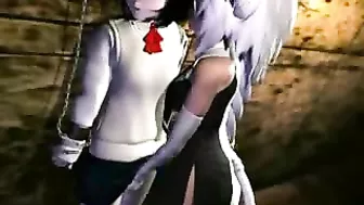 Hentai Cutie Gets Tentacle-Drilling Orgy - All Holes Filled!