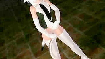 Hentai Cutie Gets Tentacle-Drilling Orgy - All Holes Filled!