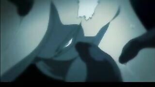 Bound Hentai Girls Subjected to Punishment by Dominatrix Shemale Phantom Lady