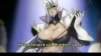 Bound Hentai Girls Subjected to Punishment by Dominatrix Shemale Phantom Lady