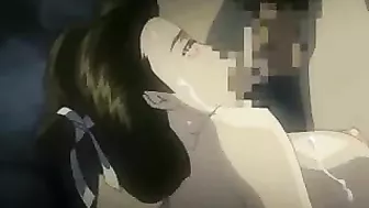 Japanese Kimono-Clad Beauty Gets Ravaged by Bigcock in Ghetto Anime Hentai Fuck