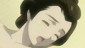 Japanese Kimono-Clad Beauty Gets Ravaged by Bigcock in Ghetto Anime Hentai Fuck