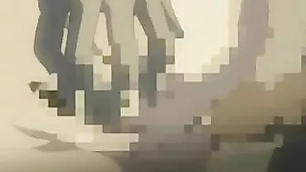 Japanese Kimono-Clad Beauty Gets Ravaged by Bigcock in Ghetto Anime Hentai Fuck