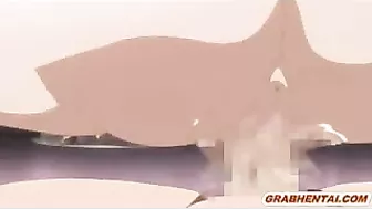 Hentai Cutie Fucked by Tentacle Man and Swallowed His Cum - Exclusive Video!