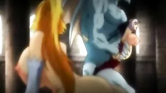 Experience Unbridled Excitement with Busty Pregnant Hentai Groupfucking by Monsters!