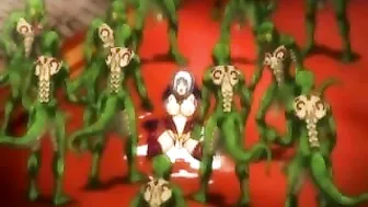 Experience Unbridled Excitement with Busty Pregnant Hentai Groupfucking by Monsters!