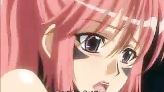 Busty Hentai Girl Gets Whipped and Drilled by Giant Penis Tentacles