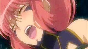 Busty Hentai Girl Gets Whipped and Drilled by Giant Penis Tentacles