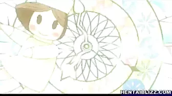 Naughty Nurse Gets Bottle Fucked in Her Pussy and Ass by Hentai Lover