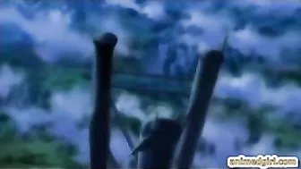 Tentacle Monster Dominates Hentai Girls in Wild Sex Orgy