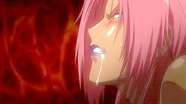 Unleashed Desires - Bondage Hentai with Huge Boobs Double Fucked by Monsters