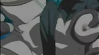 Hentai Heaven - Cute Big-Titted Girl Gets Tentacle Fucked by Monster Cock