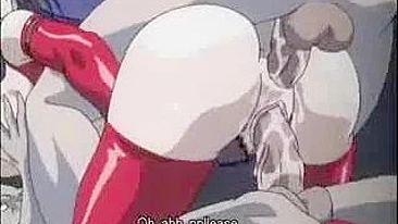 Busty Anime Slut Gets Creamed with Hot Cum All Over Her Tits!