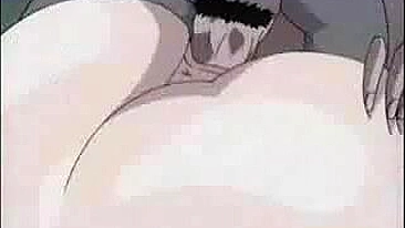 Busty Anime Slut Gets Creamed with Hot Cum All Over Her Tits!