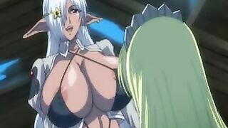 Electric Shock for Big Boobs in Ghetto Hentai Video