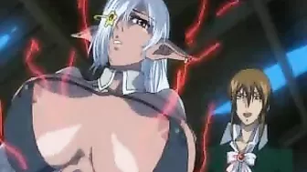 Electric Shock for Big Boobs in Ghetto Hentai Video