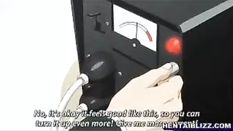 Voluptuous Hentai Coed Gets Electrifying Pleasure from Vibrator and Ass Play