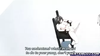 Voluptuous Hentai Coed Gets Electrifying Pleasure from Vibrator and Ass Play